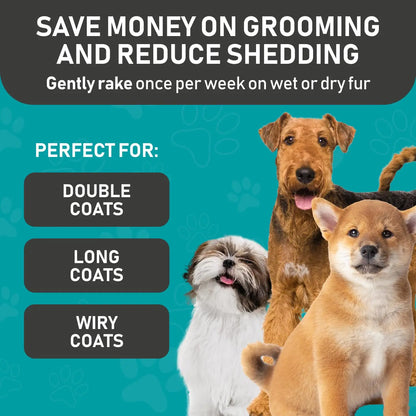 Pet Grooming & Deshedding Silicone Glove