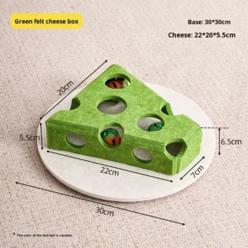 Interactive Cat Maze Puzzle Toy with Bell Balls