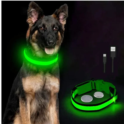 LED USB Rechargeable Glow Pet Collar