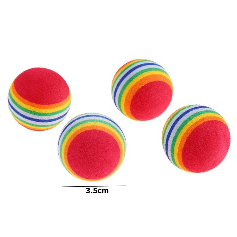 Rainbow Cat Toy Balls (5PCS/10PCS Set)