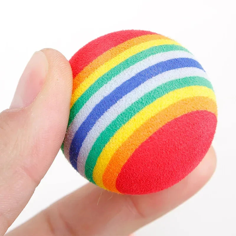 Rainbow Cat Toy Balls (5PCS/10PCS Set)