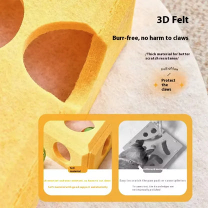 Interactive Cat Maze Puzzle Toy with Bell Balls