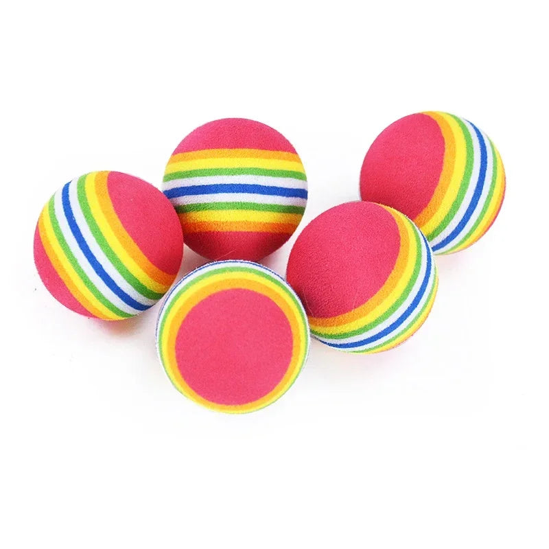 Rainbow Cat Toy Balls (5PCS/10PCS Set)