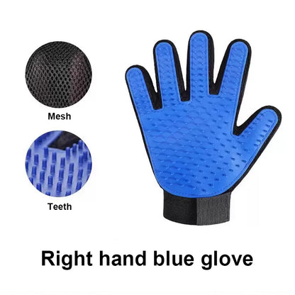 Pet Grooming & Deshedding Silicone Glove