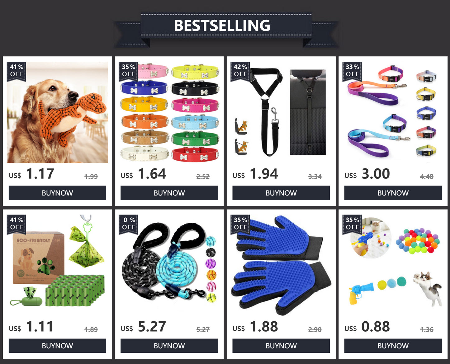 Adjustable Pet Car Seat Belt Harness Clip