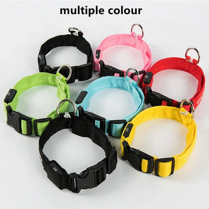 LED USB Rechargeable Glow Pet Collar