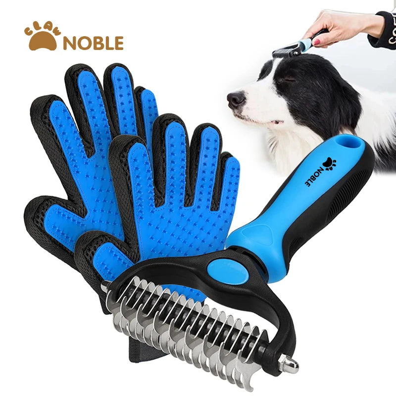 Pet Grooming & Deshedding Silicone Glove
