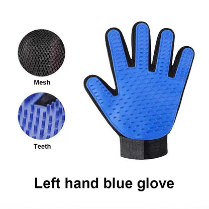 Pet Grooming & Deshedding Silicone Glove