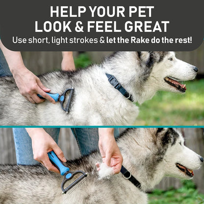 Pet Grooming & Deshedding Silicone Glove