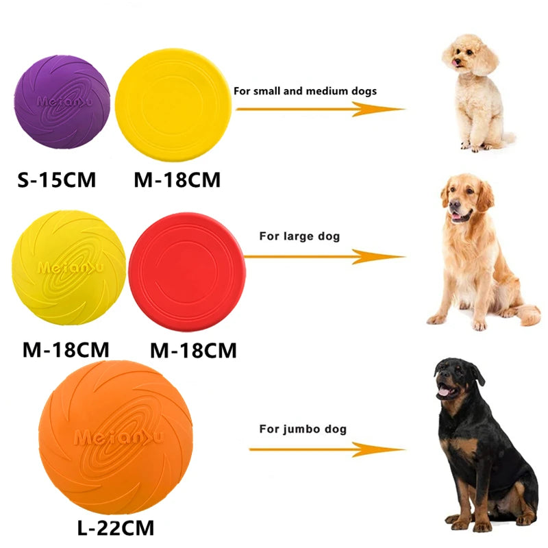 Shishi Silicone Flying Disc Dog Toy