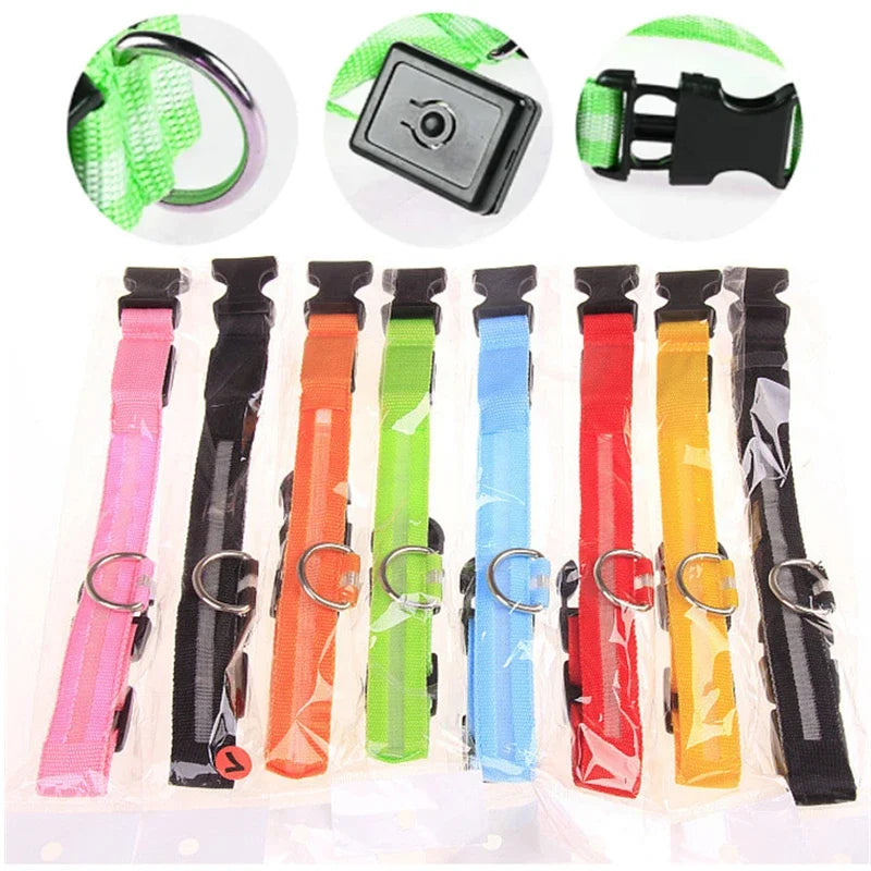 LED USB Rechargeable Glow Pet Collar