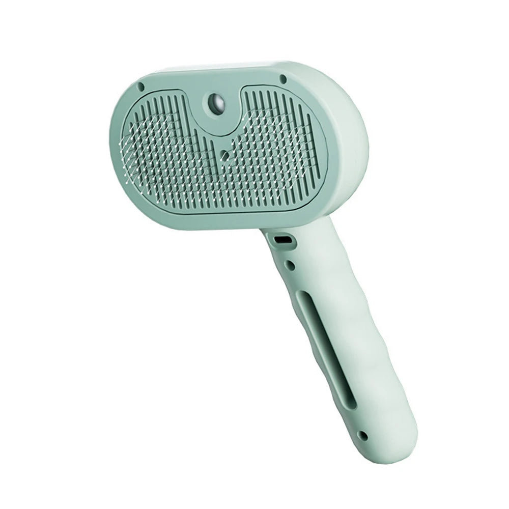Pet Steam Grooming Brush with Spray Function