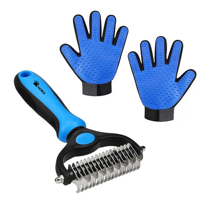 Pet Grooming & Deshedding Silicone Glove